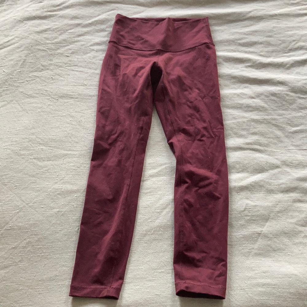 Lululemon wunder under crop leggings